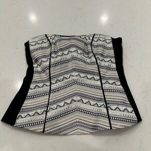 White House Black Market Elegant Black Top